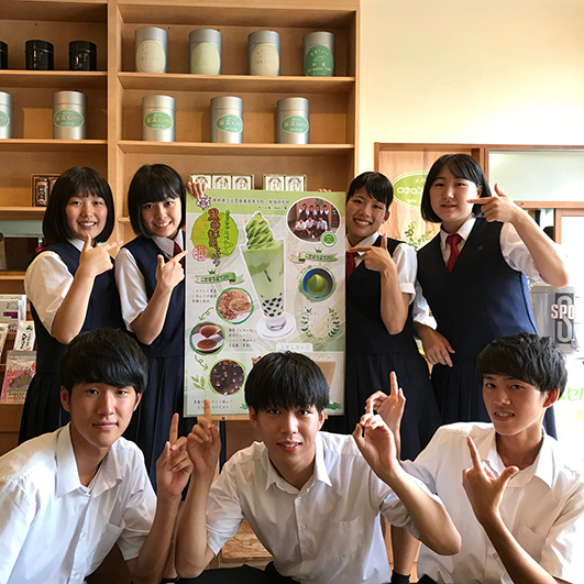 R元年 mori茶チームの商品開発「抹茶タピオカミルクティー」完成披露！